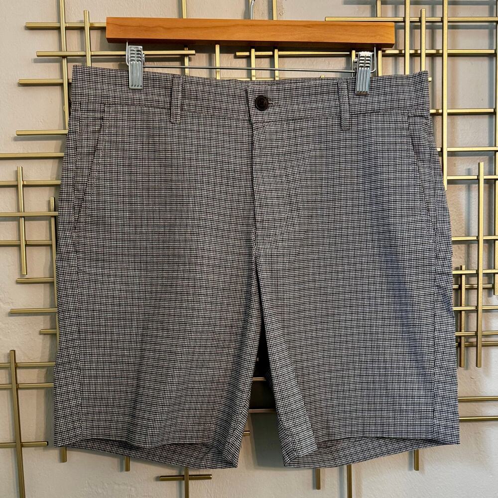 Ben Sherman Houndstooth Stretch Shorts Size 32